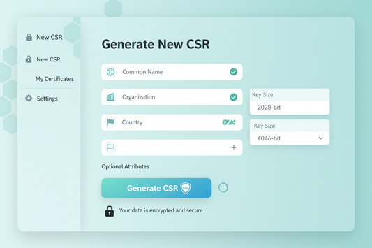 Certificate Signing Request (CSR) Generator Tool